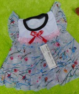 baju pesta dress baju bayi perempuan 0-12bulan City Flower Abu 27 bahan halus nyaman dipakai,lebar dada 20cm,panjang ke bawah 35cm,bikin dedek bayi tambah cantik