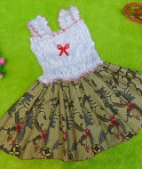 TERLARIS dress baju bayi perempuan cewek 0-12bulan super cute batik-72 Rp 25.000 cocok untuk pesta,ulang tahun,acara formal,kondangan,bikin dedek baby makin imut