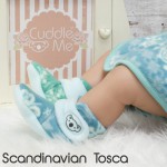 kado sepatu bayi prewalker baby newborn 0-6bulan booties cuddleme motif scandinavian tosca
