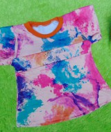 Dress Baju Anak Bayi Cewek Perempuan 0-12bulan Alisa Colorful2 22 LD 27 P 35,5 bahan lembut,bikin dedek bayi tambah cantik