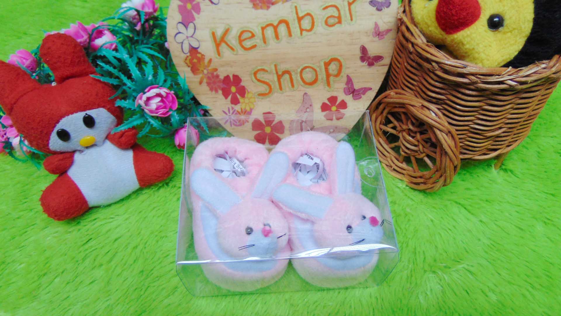 kado bayi baby gift set sepatu prewalker alas kaki newborn 0-6bulan lembut motif kelinci soft pink (2)