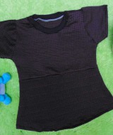 Dress Baju Anak Bayi Cewek Perempuan 0-12bulan Alisa Pattern Brown 22 LD 29,5 P 41 bahan lembut,bikin dedek bayi tambah cantik