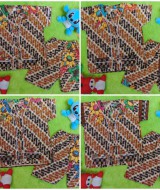FOTO UTAMA Setelan Baju Tidur Piyama Batik Bayi size 0 0-6bln motif parang coklat RANDOM