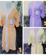 Foto Utama kimono handuk jubah mandi remaja dewasa fit to L Kucing Cathiy Girl aneka warna