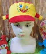 Topi bayi baby hat karakter spongebob squarepants lucu, 25,muat 0-2thn cocok untuk penggemar spongebob squarepants