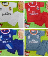 foto utama Setelan Baju Bola Bayi 0-12bulan Real Madrid