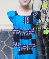 Daster Yukensi Anak Dress baju santai batita perempuan cewek 2-3th adem motif etnik abstrak2