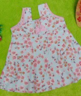 Dress Baju Anak Bayi Cewek Perempuan 0-12bulan Alisa sakura cantik, 22 bahan katun adem lembut,bikin dedek tambah cantik, lebar dada 27cm, panjang 41cm