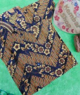 baju batik bayi anak laki-laki kemeja batik batita hem anak cowok uk 1-3th baju pesta motif parang mas kembang