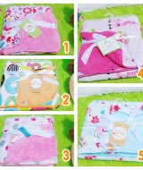 utama kado bayi baby gift selimut carter double fleece bayi aneka motif perempuan girl (6)