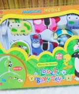 UTAMA kado bayi baby gift mainan bayi dengan tiang gantung musical mobile lovely baby toys besar (1)