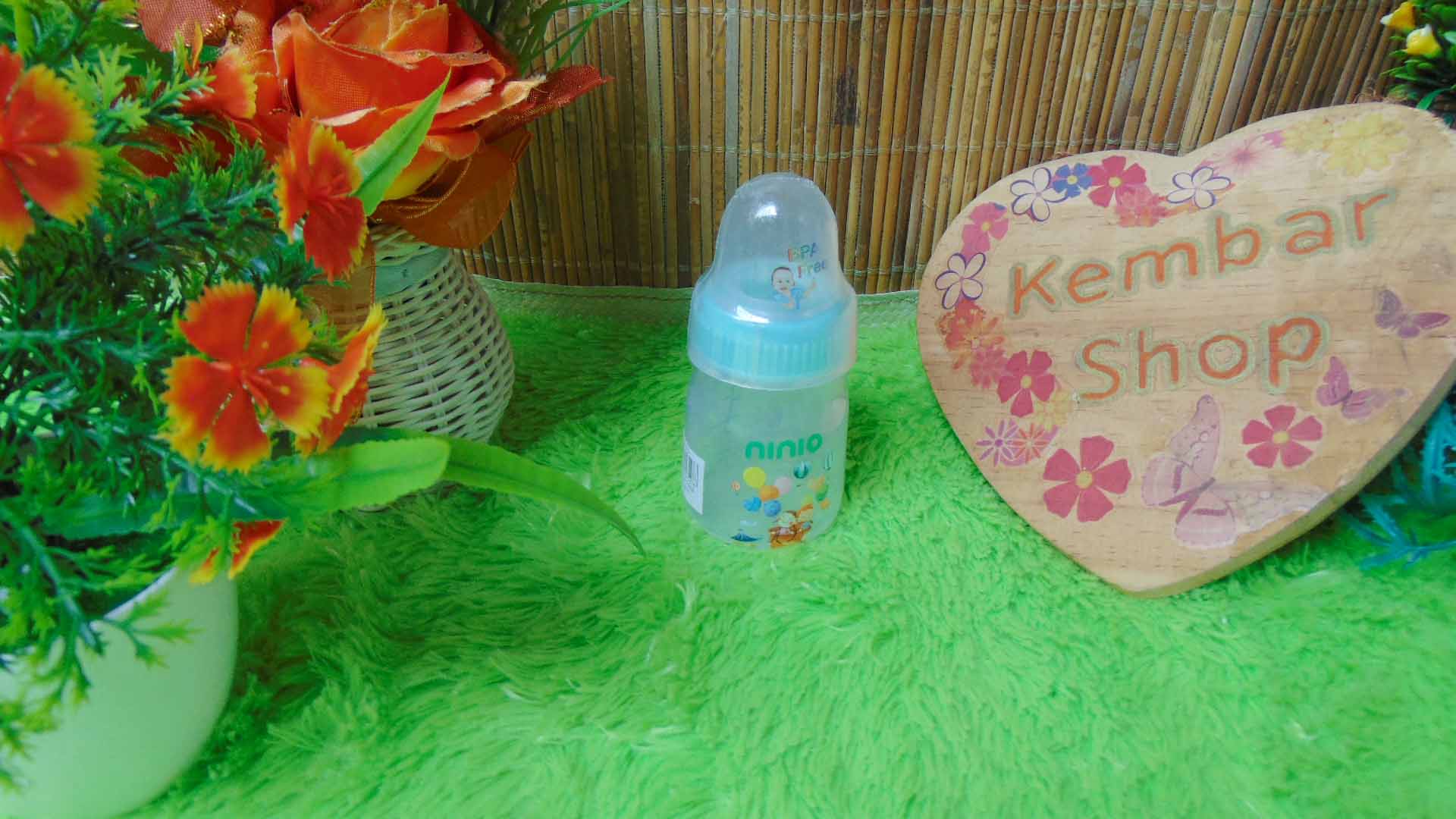 Botol Susu Dot Bayi Ninio Round Bottle Shrink 50mL (5)