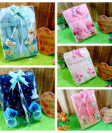 FOTO UTAMA FREE KARTU UCAPAN paket kado lahiran bayi baby gift set box jaket plus sock ANEKA motif