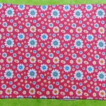 kain bedong kaos jumbo besar serbaguna 2in1 motif bunga pink