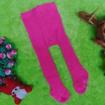 kado bayi celana panjang bayi rajut legging cotton rich lembut baby 6-12bulan anti slip polos pink