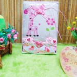 FREE KARTU UCAPAN Kado Lahiran Paket Kado Bayi Baby Gift Box Selimut Carter Plus Baby Sock GIRL