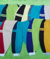 PAKET USAHA Selusin 12pcs celana panjang anak 0-2th double stripe 63, Panjang celana 43cm,bahan kaos katun adem lembut,nyaman untuk harian, warna random alias acak tidak bisa pilih-pilih