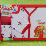 FREE KARTU UCAPAN Kado Lahiran Paket Kado Bayi Newborn Baby Gift Box Reliable Full Package Merah