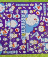 sampul kado bayi kertas kado lahiran baby gift motif Doraemon and Dorami