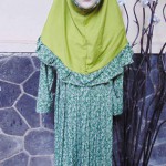 PALING MURAH Baju Muslim Gamis Aira Anak Batita Perempuan 4-5th Plus jilbab 