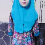 PALING MURAH Baju Muslim Gamis Aira Anak Bayi Perempuan 6-18bulan Plus Hijab Aesthetic Flowers 