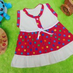 dress santai cewek baju santai bayi perempuan 0-6bulan pita lengan kutung motif marble
