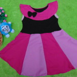 Dress Elegan baju pesta bayi perempuan cewek 0-2th pita sailor pink 