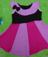 Dress Elegan baju pesta bayi perempuan cewek 0-2th pita sailor soft pink 21900 lebar dada 33cm, panjang baju 54cm,
