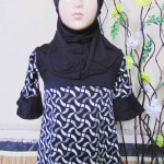 PALING MURAH Baju Muslim Gamis Aisyah Anak Bayi Perempuan 1-2th Plus Hijab elmo spiral 