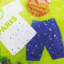 setelan kaos anak bayi combed PARIS plus celana denim size 1 usia 0-9 bulan (2)