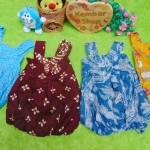 Dress baju pesta batik balon yukensi anak bayi perempuan 0-9bulan Motif RANDOM